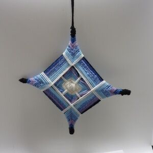 WOVEN Mandala Wall Hanging YARN CRAFT HANDMADE